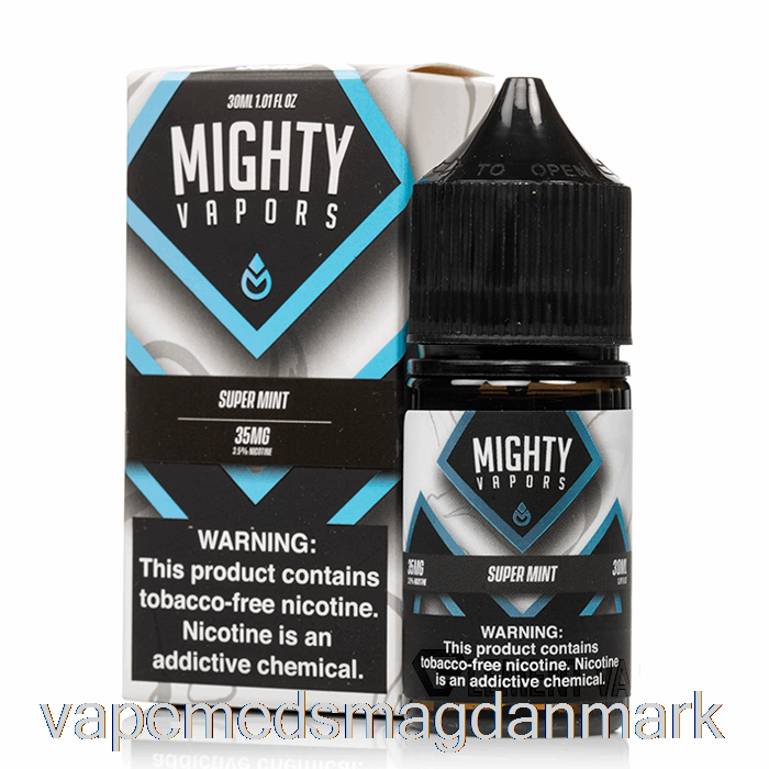 Vape Med Smag Super Mynte - Mægtige Dampe Salt - 30ml 35mg